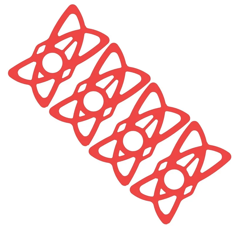 Red 4 Pieces) Bicycle Phone Holder Silicone Band Bike Cycling Handlebar Rubber Band Bands For Mobile Phone Mount Support Bracket - Цвет: Red