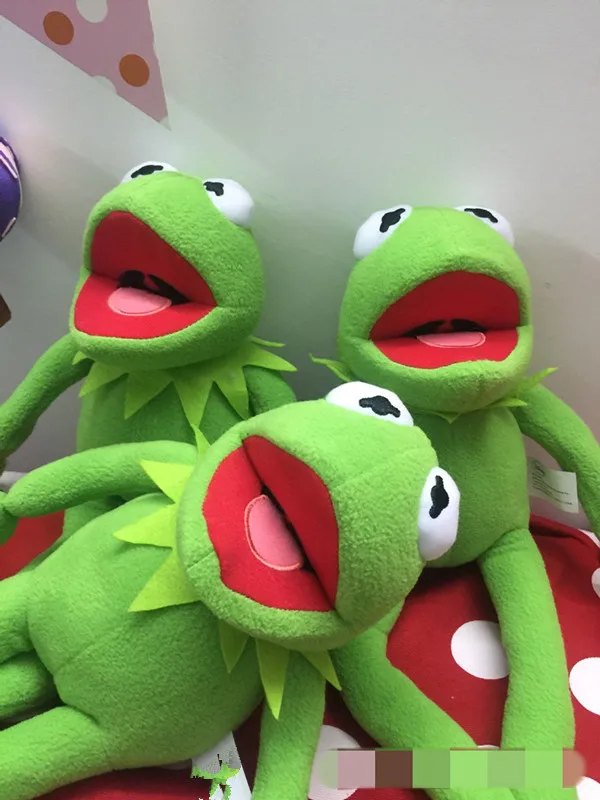 Muppet Кермит Лягушка милая плюшевая кавайная игрушка кукла детская коллекция рождественских подарков на день рождения