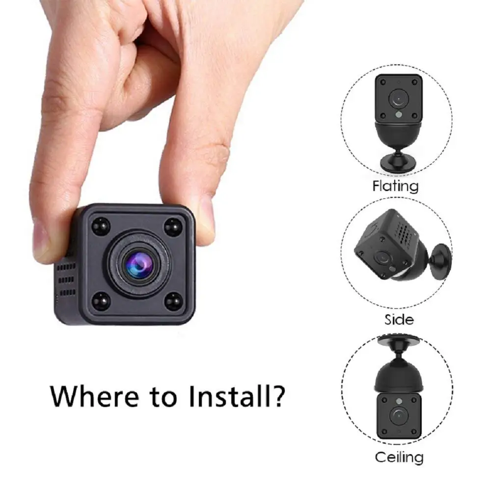Wi Fi ip мини камера беспроводная 1080 P HD инфракрасная микро ИК ночного видения для