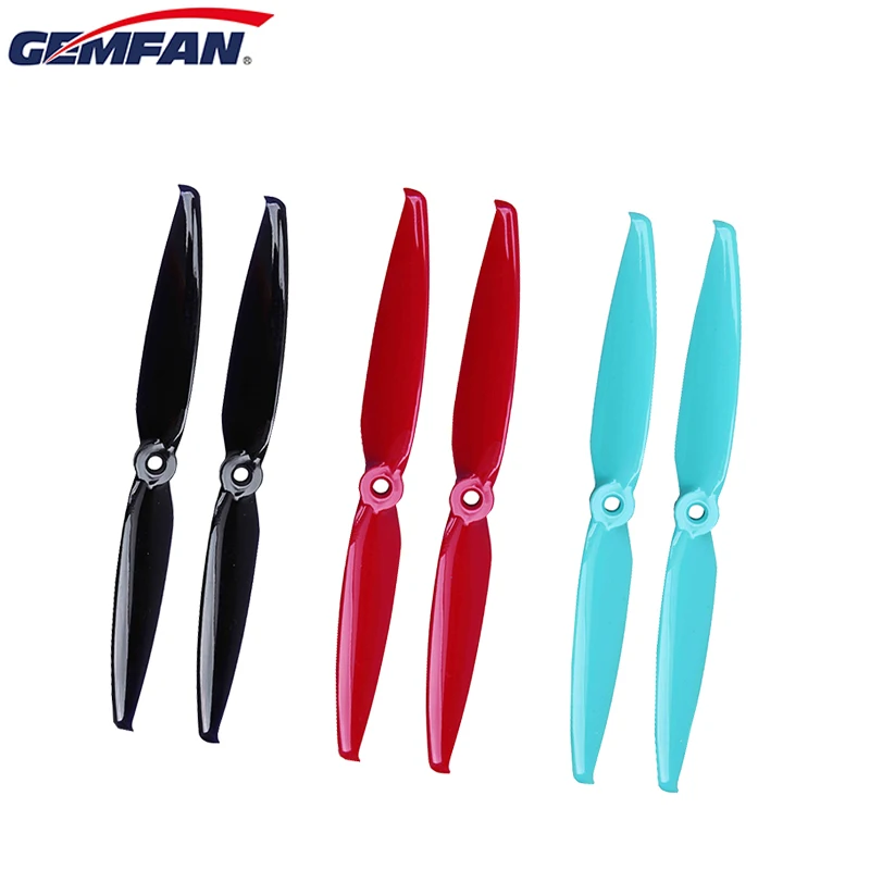 6 pair Mixed color 12 шт./6 пар Gemfan Flash 7042 7,0x4,2 PC 2 лопастями 5mm монтажное отверстие с видом от первого лица пропеллеры для FPV дрона с дистанционным управлением - Цвет: 6 pair Mixed color