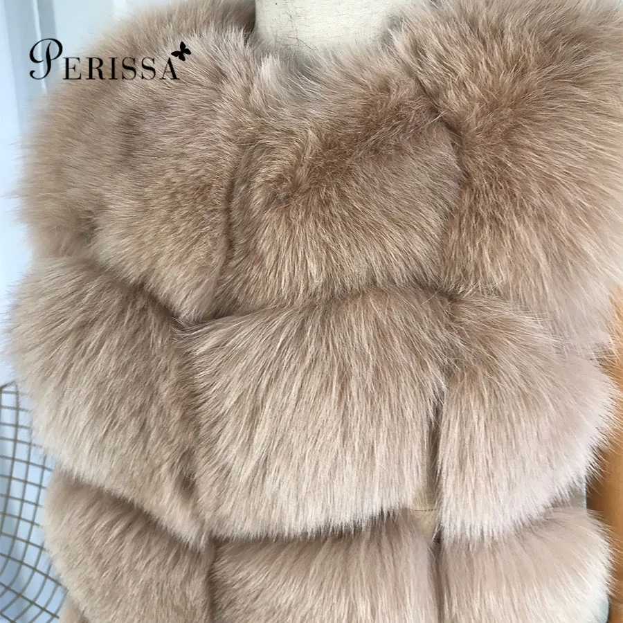 Женская теплая жилетка жилет с натуральным лисьим мехом классический из иесца