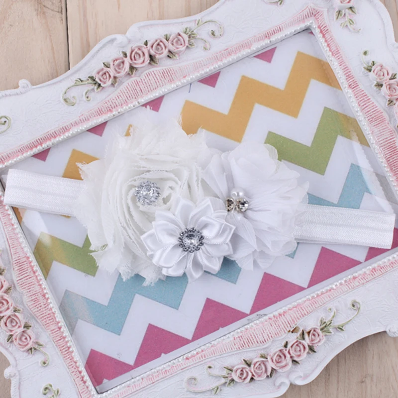 Детская повязка на голову головные повязки с бантиком для новорожденных