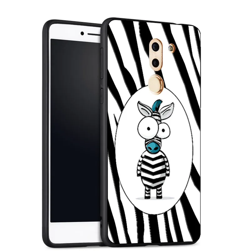Huawei GR5 2017 чехол 5 дюймов 3D рельефный силиконовый мягкий задняя крышка для