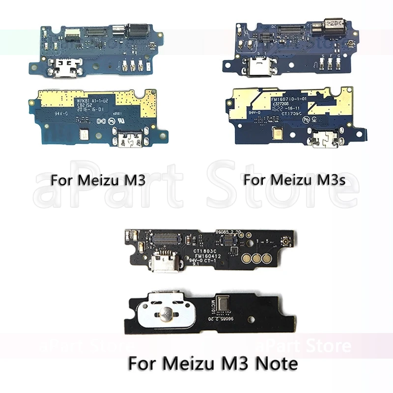 USB Charging Port Charger Dock Connector Flex Cable For Meizu M1 M2 M3 M3s M5 M5s M6 Note Mini U10 U20 Original Phone Parts