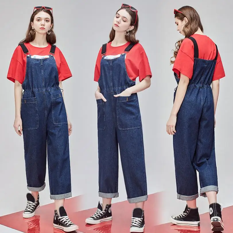 Свободный джинсовый комбинезон для беременных женщин медсестер повседневные