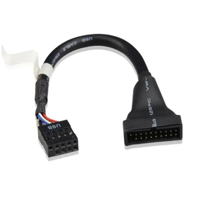 Переходник с USB 19/20 на 9 контактный 3 0 2 Мбит/с|Компьютерные кабели и разъемы| |
