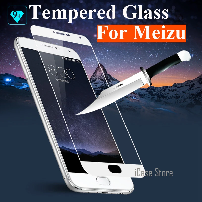 Красочное полное покрытие из закаленного стекла для Meizu M3 Note M3S mini Pro 6 MX6 U10 U20 M5 Note M5S M3E Защитная пленка для экрана