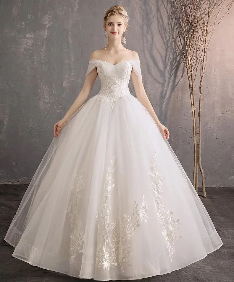 Бисероплетение Свадебные платья со стразами белый цветок украшения узор