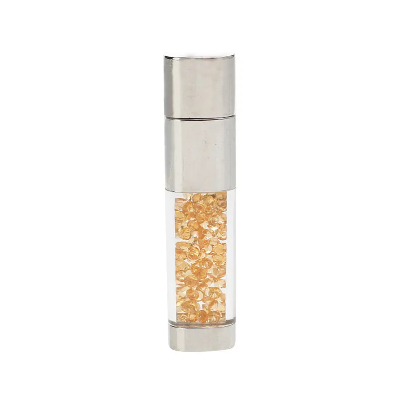 gold Флеш-накопитель 8 ГБ, алмазная коробка, USB диск, 64 ГБ, металлическая usb флеш-память, 128 ГБ, 4 Гб, флешка в виде бижутерии, 16 ГБ, USB флеш-накопитель, 32 ГБ, специальный подарок - Цвет: gold