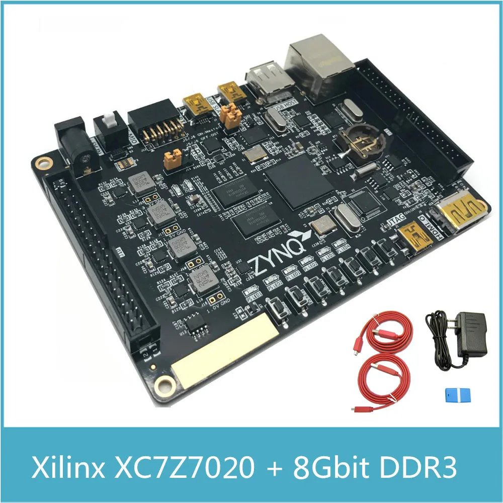 XILINX FPGA ZYNQ7020 макетная плата ARM Cortex A9 ZYNQ7000 XC7Z020-2CLG 8 Гбит DDR3 HDMI Ethernet+ Xilinx платформенный кабель USB