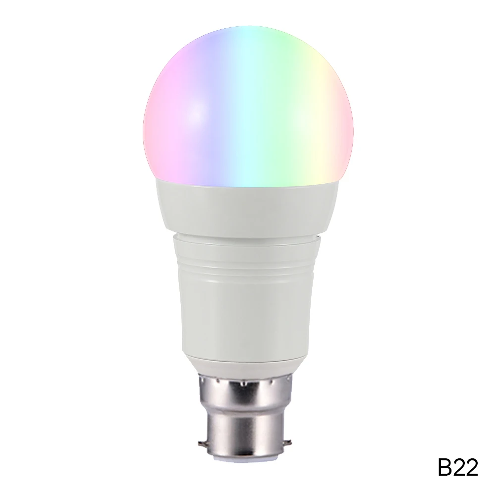 E27/B22/E14 WiFi умный светодиодный светильник 16 миллионов цветов для Google Home Amazon Alexa