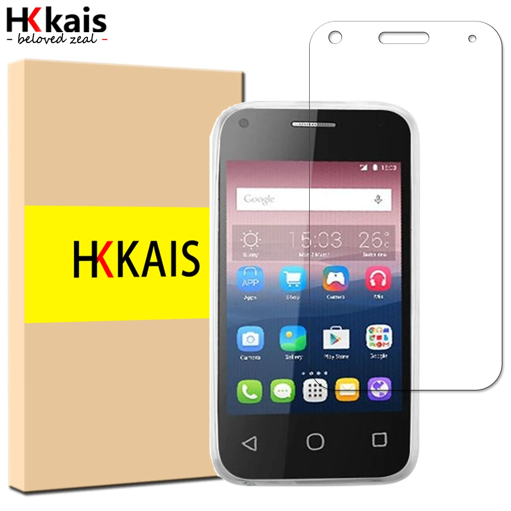 HKKAIS Tempered Glass For Alcatel One Touch Pixi 4 3.5 Screen Protector Protective | Мобильные телефоны и аксессуары