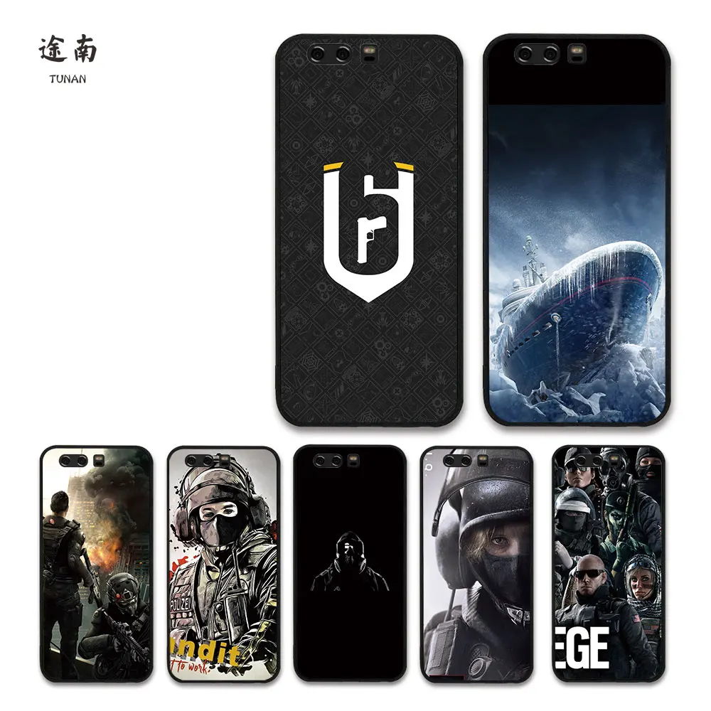 Cool rainbow six siege gema Coque Funda для HUAWEI P10 Lite P20 nova 2 mate 8 9 10 pro cool спортивная крышка чехол