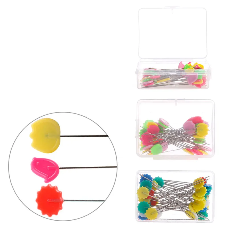 50 шт. искусство и шитье прямые булавки многоцветные птицы тюльпан цветок корсаж