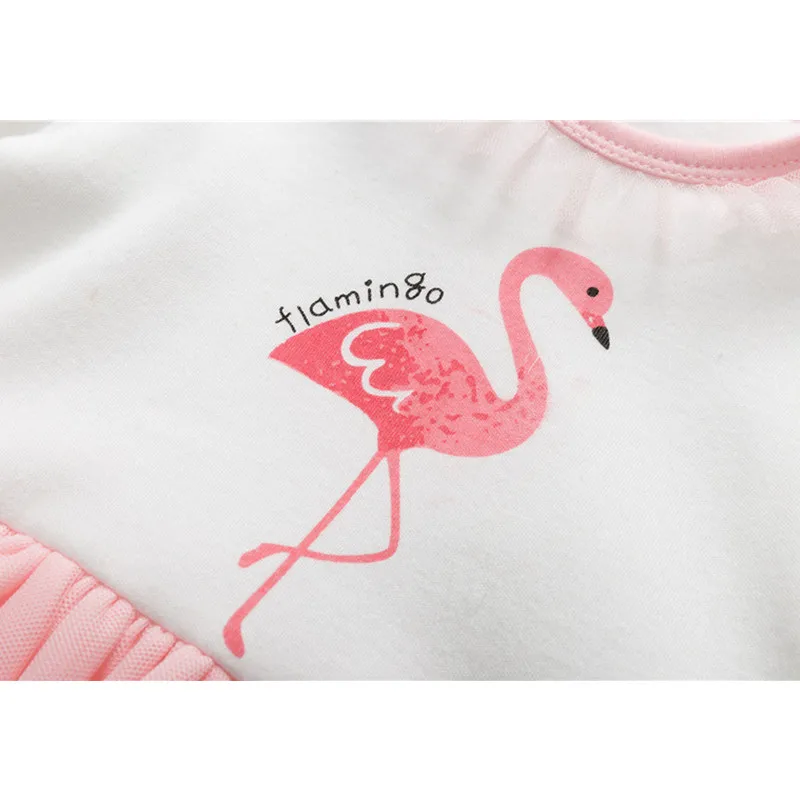 2018 осеннее платье принцессы для новорожденных маленьких девочек Комбинезон