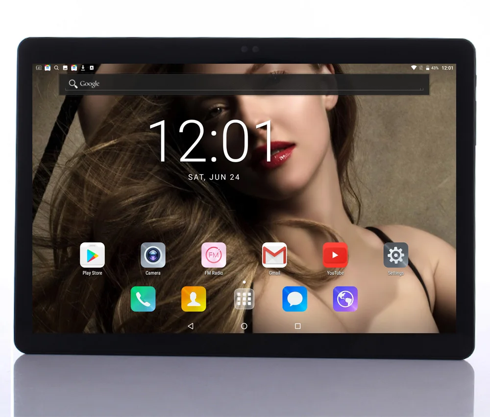 2.5D закаленное стекло 10 дюймовый планшетный ПК с Android 7 0 4 Гб ОЗУ 64 ПЗУ 8 Мп Wi Fi GPS 4G LTE