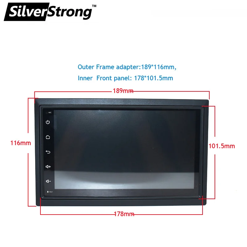 2DIN автомобильный 7 ''IPS GPS Android9.0 Универсальный 2Din Lada Granta DVD 2 DIN универсальный