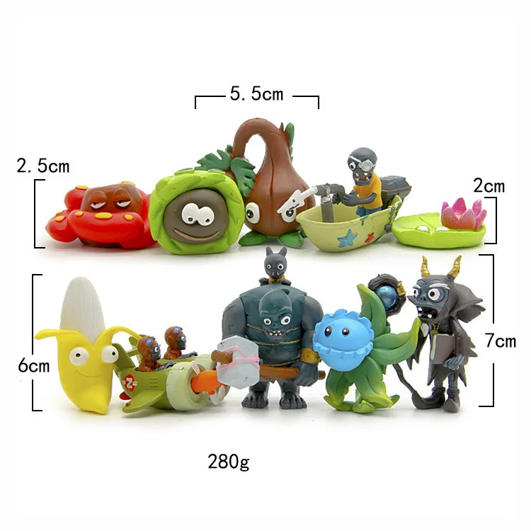 [Верх] 10 шт./компл. игра с изображением героев Plants vs Zombies Растения против зомби 2: