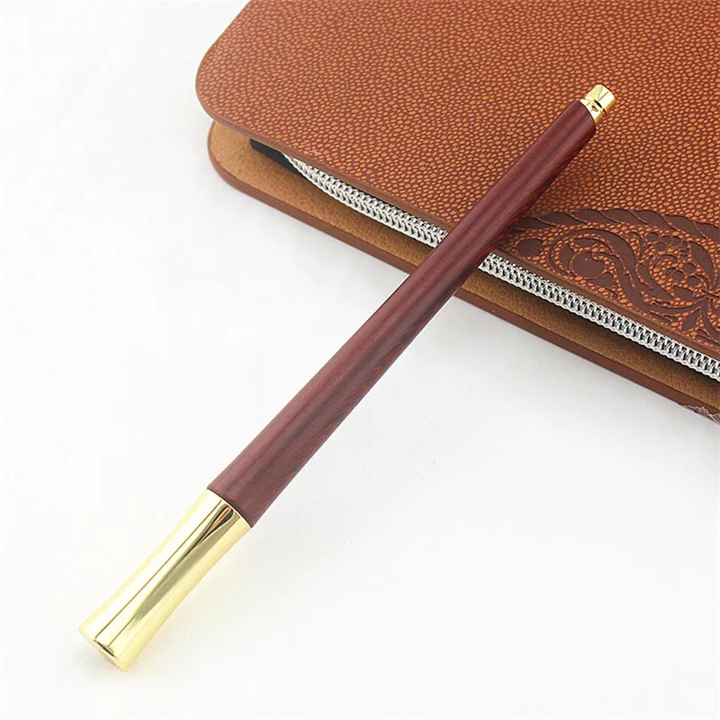 Деревянная шариковая ручка роскошная 0 5 мм черные стержни металлические