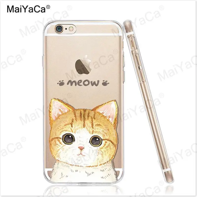 MaiYaCa чехол для телефона iPhone 4s 5s 6s 7 plus мультяшная Сова и мягкий прозрачный ТПУ