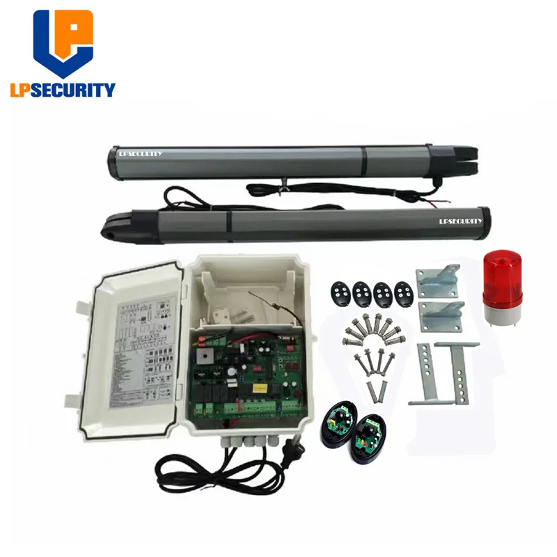 LPSECURITY DC24V пульт дистанционного управления качели электрические автоматические ворота открывания mechanism200KGS - Цвет: kit6