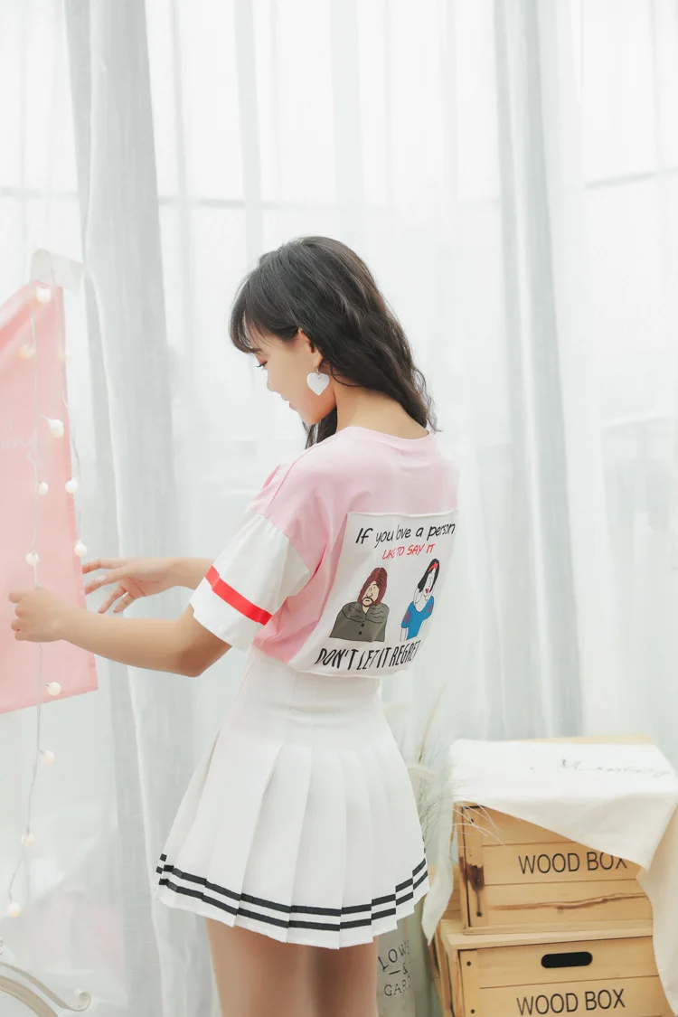 2017 новые летние юбки для девочек плиссированная юбка школьницы школьная форма