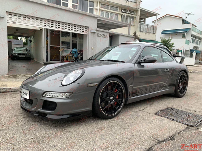 Z-ART Tempus углеродное волокно aerodynamic body kit для Porsche 911 2005-2009 retrofit body kit для Porsche 997 997,1