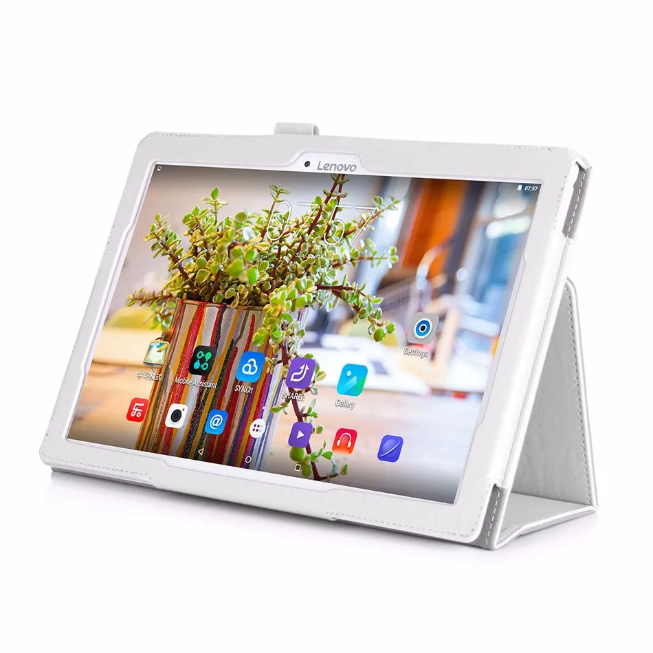 Кожаный флип-чехол для lenovo Tab 2 A10-30F A10-70 A10-30 X30 x30f 70F 10,1 дюймов чехол для планшета защитный с держателем для рук в виде ракушки