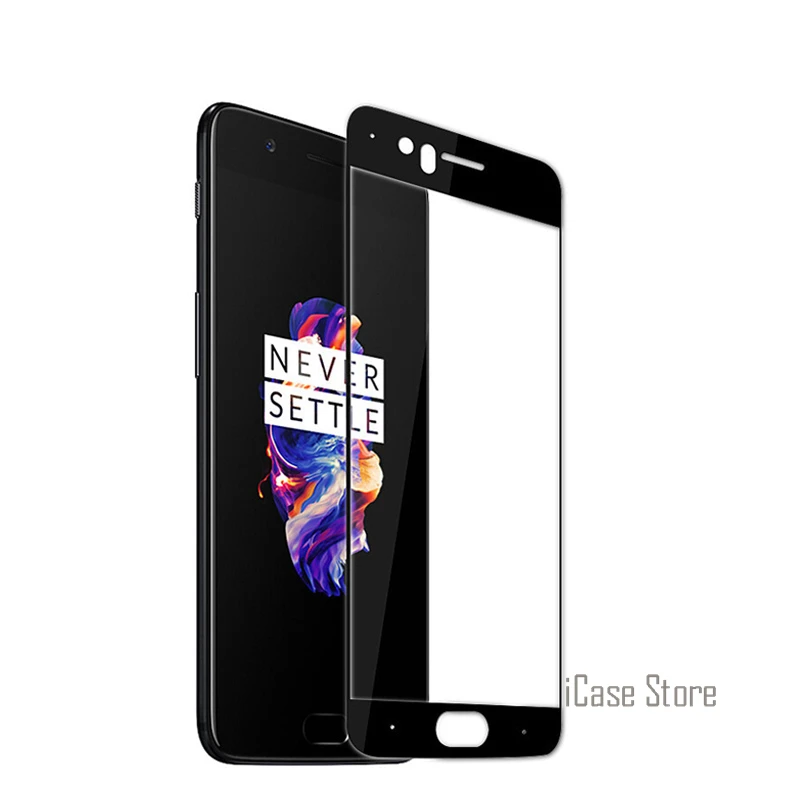 Полностью покрывающее закаленное Стекло Экран протектор для Oneplus 5 1 + A5000 One Plus