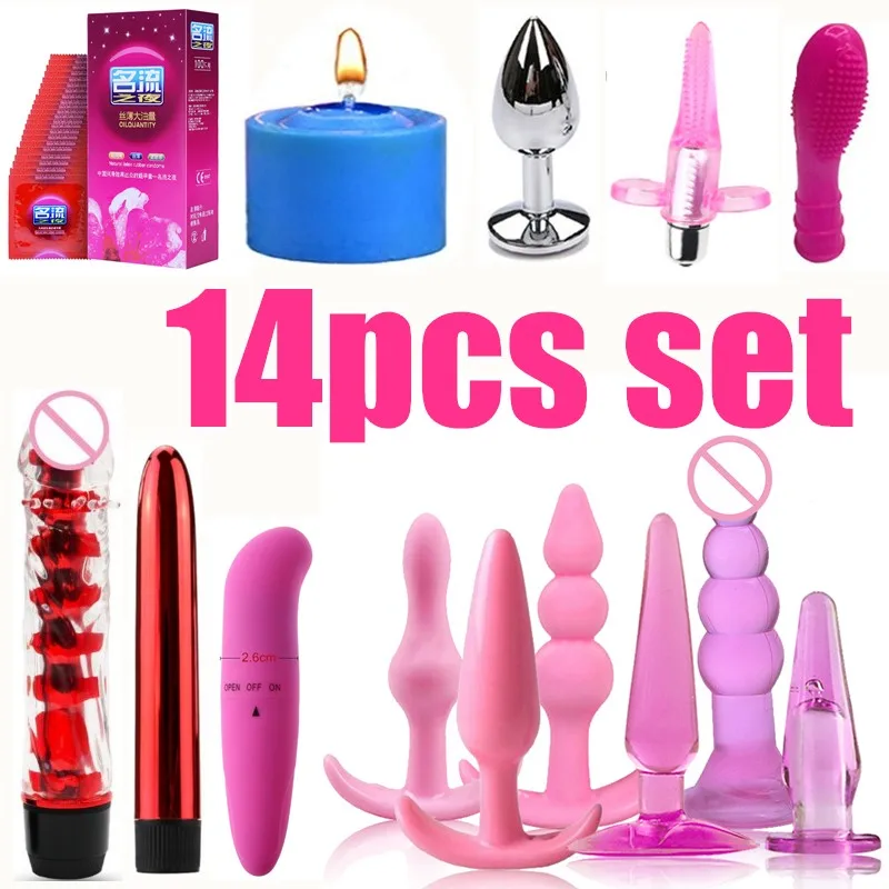 Анальная пробка из 100% силикона желеобразные игрушки фаллоимитатор для взрослых