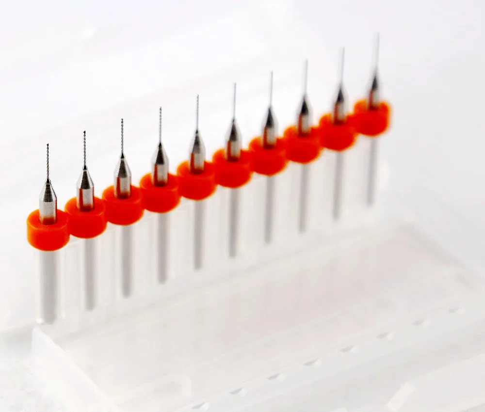 Инструменты дрель 10 штук 0 4 мм без кольца импорт карбида PCB bit печатная плата мини