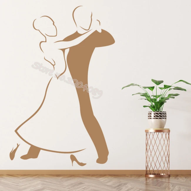 Настенная Наклейка для бальных танцев танцевальных художественная наклейка с