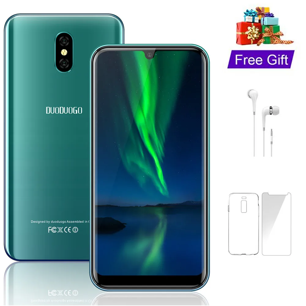 4G LTE 3GB ram DUODUOGO A70 мобильный телефон Android 8 1 5 71 'HD + 2.5D ips 8MP камера 3800mAh Celular смартфон