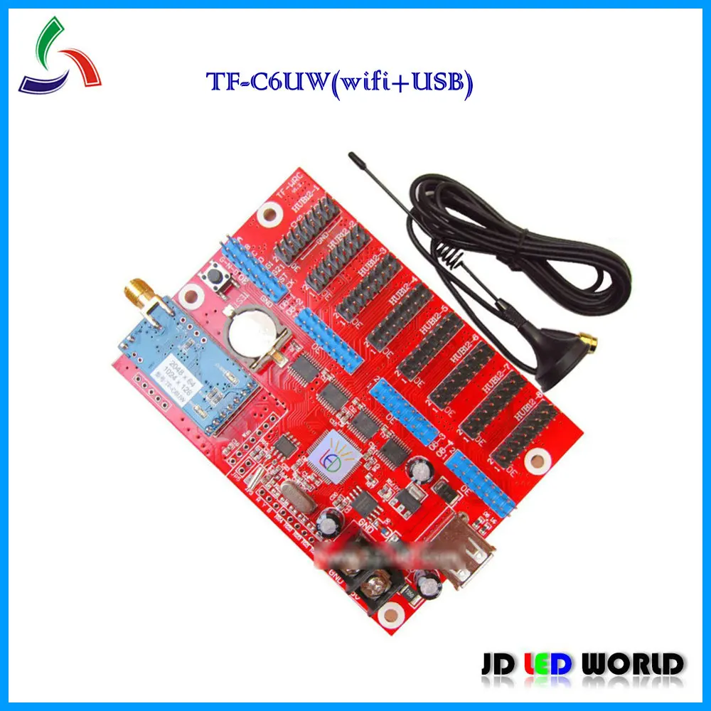 Карта контроллера со светодиодным индикатором прокрутки TF-C6UW (TF-WF-C) USB + wifi |