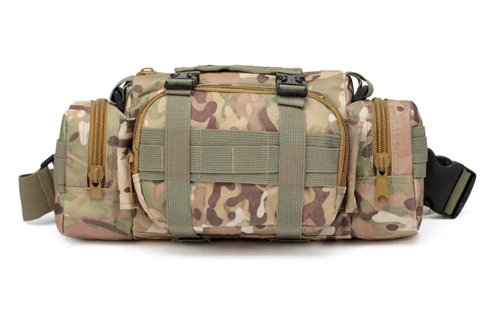 CP Camouflage Аварийный Тактический комплект черные спортивные сумки военный поясной пакет Molle открытый сумка прочный рюкзак для кемпинга Пешие прогулки - Цвет: CP Camouflage