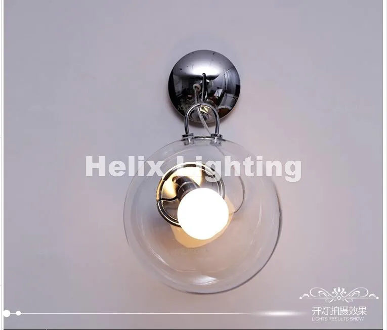 Скандинавский современный шар из прозрачного стекла скандинавский Ретро