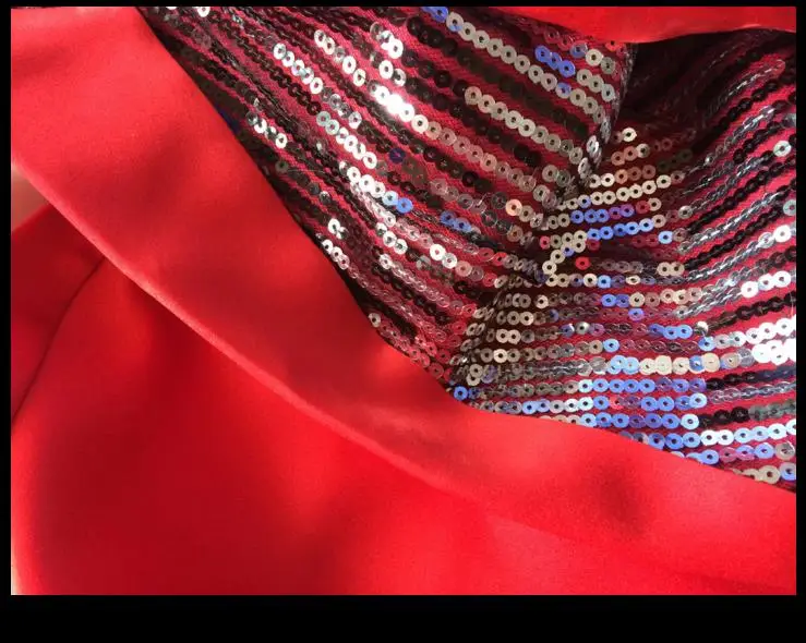 

Red irregular bling sequins formal dress latest coat pant designs suit men trouser marriage wedding suits for men's stage star