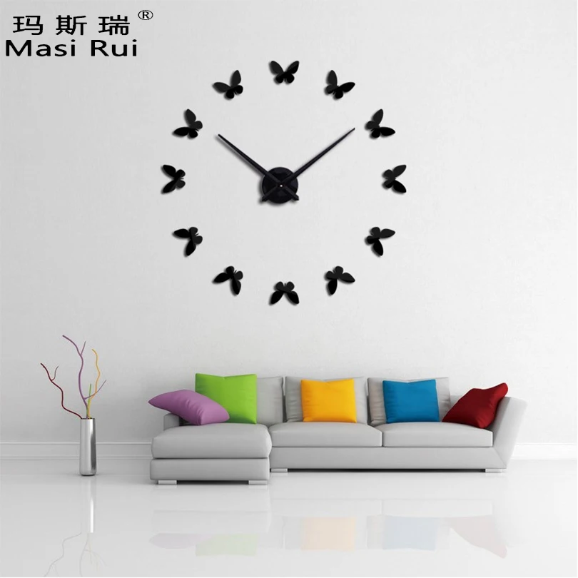 Новинка 2020 настенные часы сделай сам кварцевые европейские Большие Декоративные