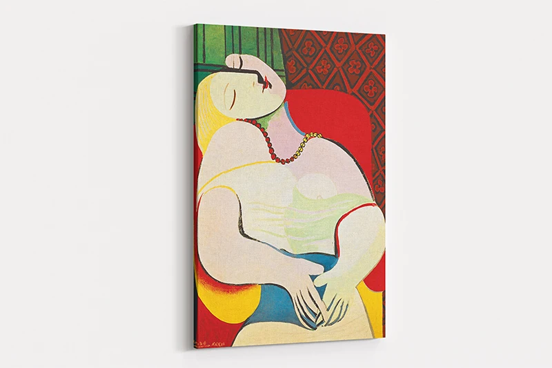 Picasso Dreaming Woman Абстрактная Картина на холсте настенные картины для гостиной домашний декор, плакаты и принты HD скандинавском стиле