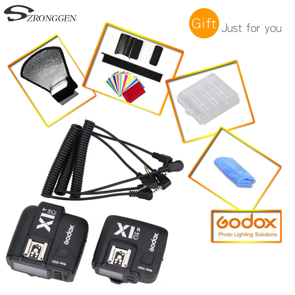 Godox X1TC + X1RC kite 2 4G Беспроводная для камер Canon серии 1000D 600D 700D 650D 100D 550D 500D 450D 400D 350D 300D|godox