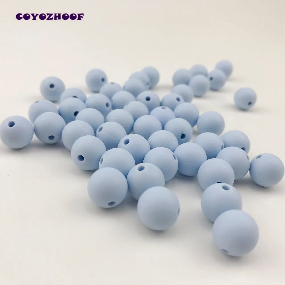 Baby Teether 10pcs Linght Grey BPA Free Teething Accessories Food Grade Jewelry DIY Pacifier Clip Bracelet Chewing Toy | Украшения и