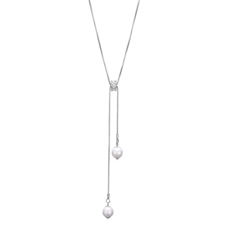 2017 новое поступление длинное ожерелье Снежинка цепочка для свитера Модная