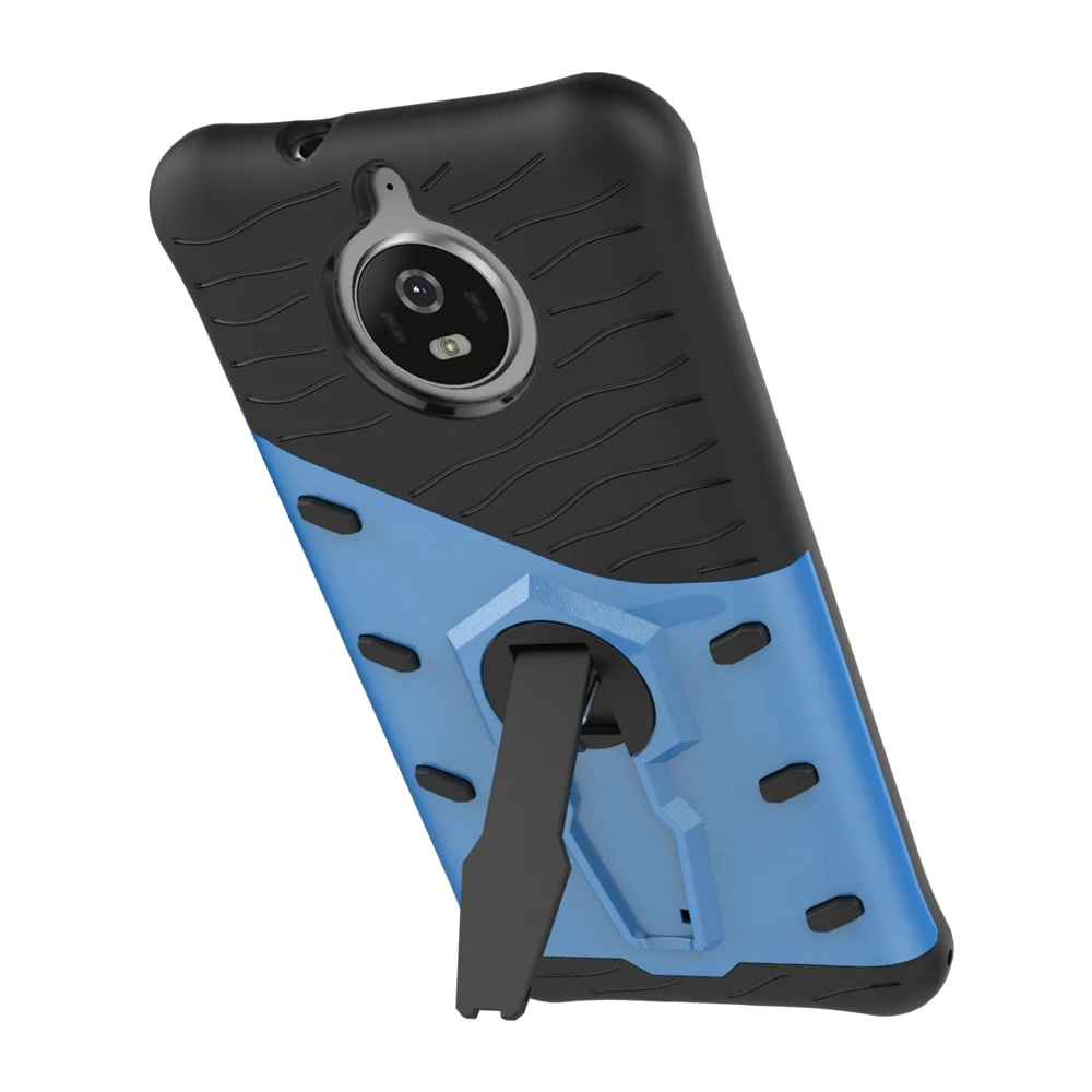 Для Motorola G5S Жесткий ПК + ТПУ 360 градусов вращающийся кронштейн чехол для Moto