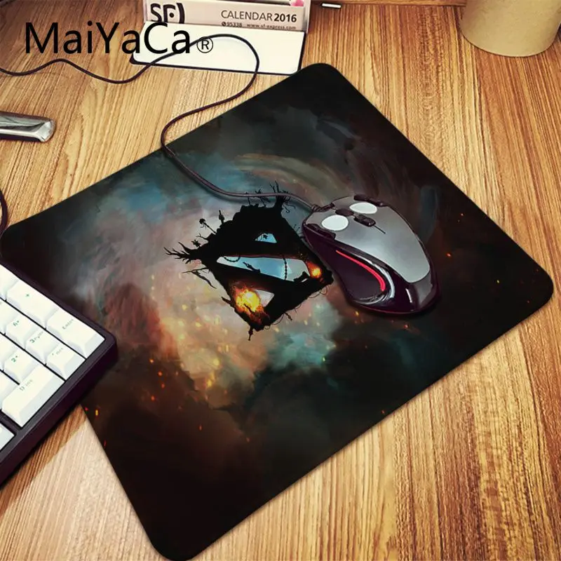 Lock Edge 25x29cm MaiYaCa, новинка, логотип Dota 2, резиновый коврик для мыши, коврик для клавиатуры, Настольный коврик для игры, аниме, мультипликационный принт, большой размер, игровой коврик для мыши - Цвет: Lock Edge 25x29cm