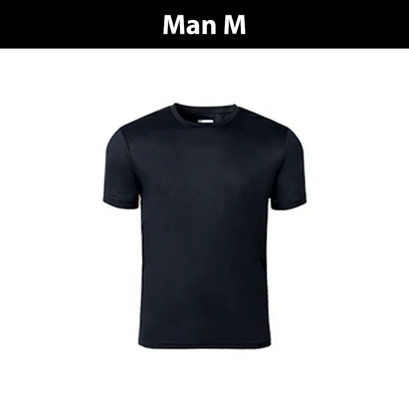 Man M Black Xiaomi ZENPH Быстросохнущий светильник, дышащая, с коротким рукавом, Спортивная, удобная, Finess Sport T-shir-ts, быстросохнущая рубашка для мужчин и женщин - Цвет: Man M Black