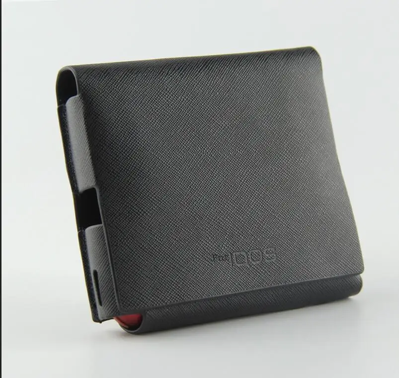Чехол хорошего качества для IQOS 3 чехол для IQOS аксессуары для электронных сигарет защитный из искусственной кожи чехол для IQOS 3,0 сигарет - Цвет: Черный