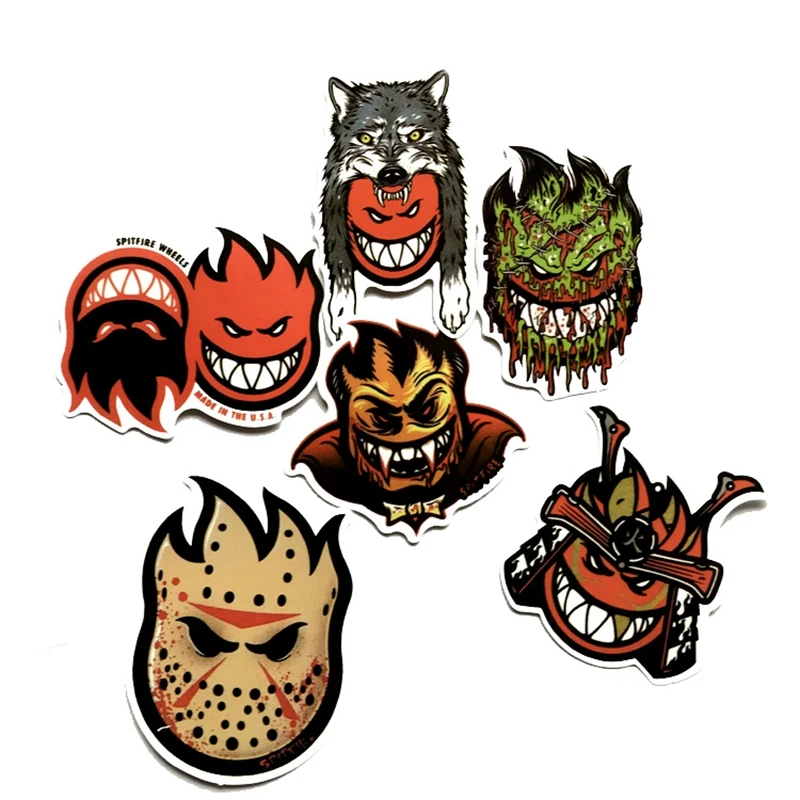 18 шт ПВХ водонепроницаемый веселый пожаробезопасный стикер чемодан для ноутбука