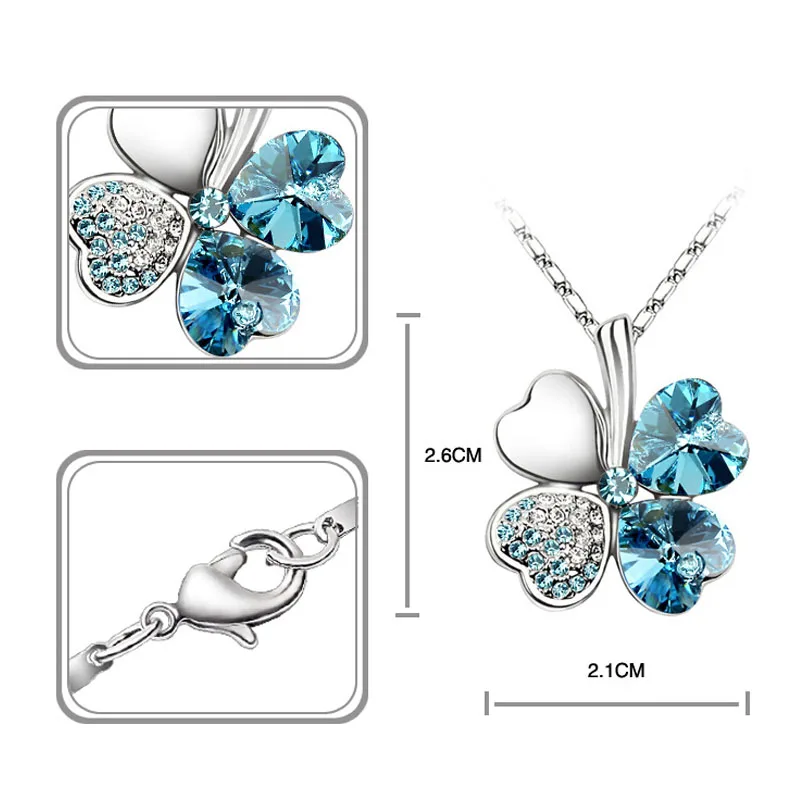 Комплект из колье и серёг с австрийским кристаллом|necklace earrings jewelry set|wedding setsfashion set |