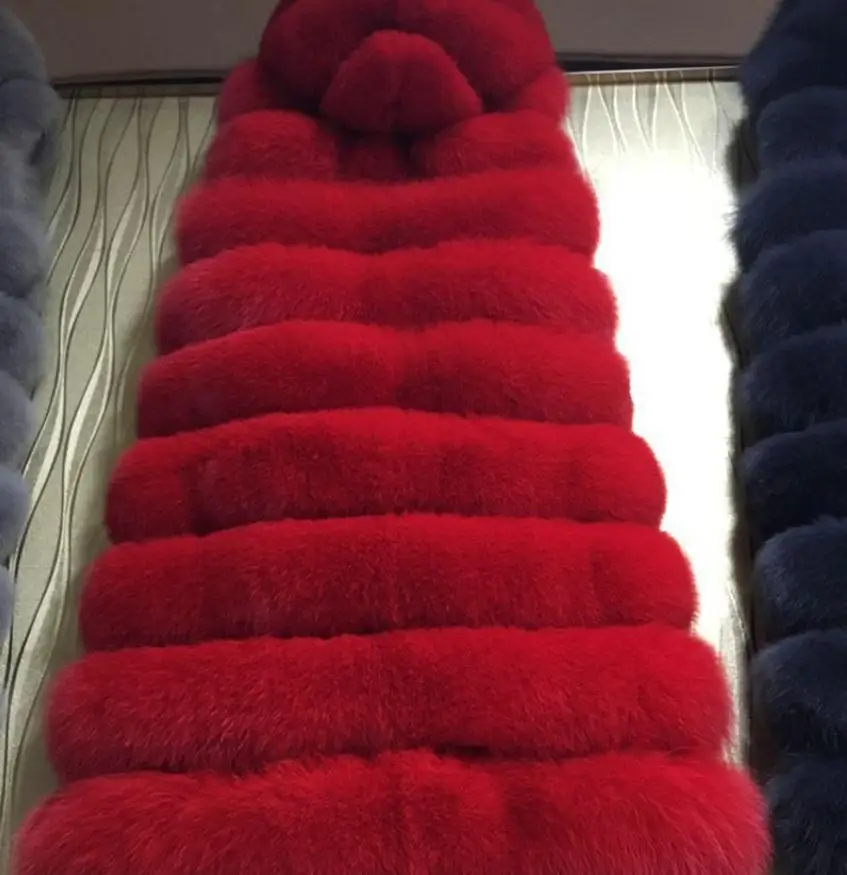 &quotS/4Xl женский зимний осенний Длинный жилет из искусственного лисьего меха