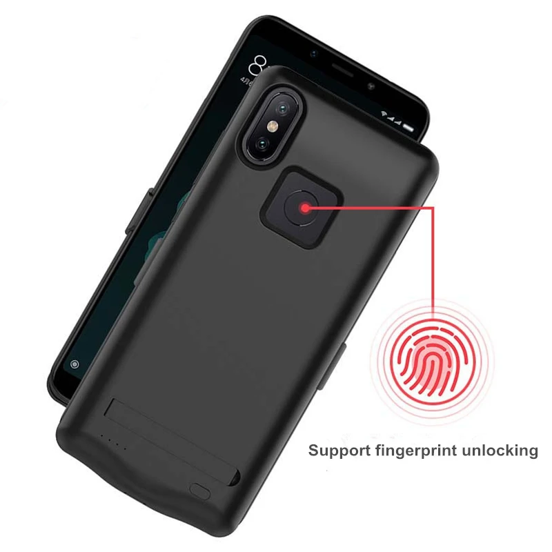6800 мАч внешняя крышка банка питания для Xiaomi Mi 6X Портативный Задний зажим батарея зарядное устройство чехол для Xiaomi Mi A2 резервный аккумулятор чехол